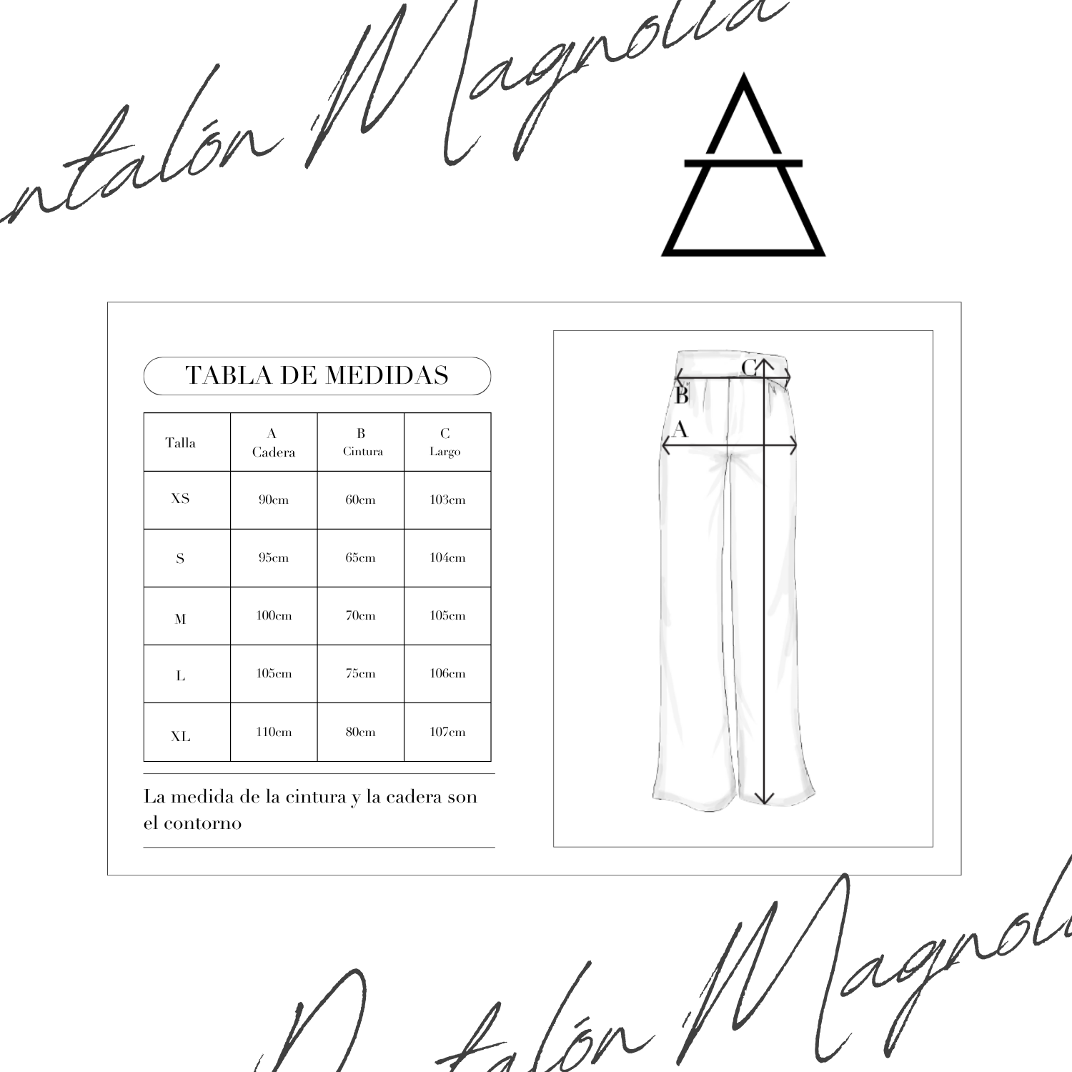 Tallas, size, turbay, estefania,PANTALÓN MAGNOLIA (Entrega el 16 de Mayo 2025)